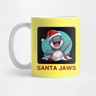 Santa Jaws | Santa Claus Pun Mug